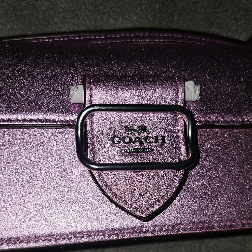 Coach Purple Crossbody Bag - Picture 4 of 5